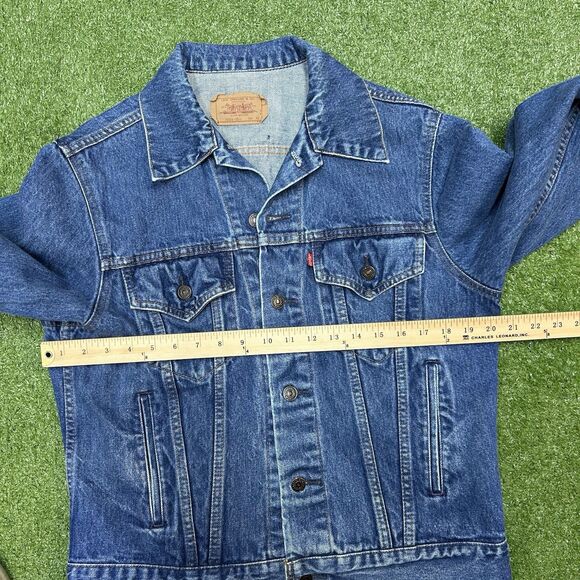 Vintage Levi’s 80’s 70506 0216 Truckers Jean Jacket Made In USA Size 42 Denim - Picture 6 of 7